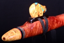 Redwood Hanging Burl Native American Flute, Minor, Low E-4, #I6A